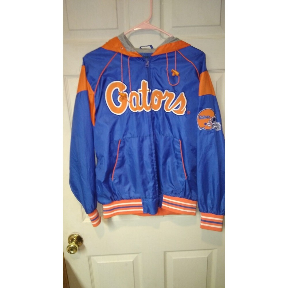 Florida Gators Jacket Large Hooded Full Zip Pockets Logo --Read Discription
